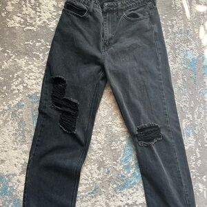 Princess Polly Charcoal Denim Jeans